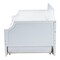Baxton Studio Mariana Classic and Traditional White Finished Wood Full Size Daybed with Twin Size trundle 222-12539-9654-ZORO - alternate 4